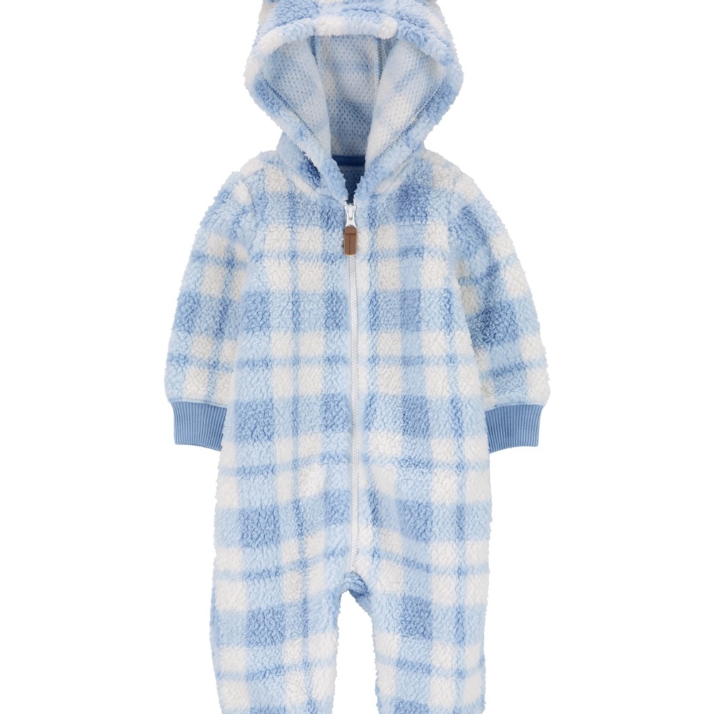 Carter’s Blue Hooded Onesie